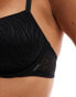 Calvin Klein Demi T-shirt Bra - Sheer Marquisette in black Черный, 90A - фото #4