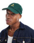 Фото #1 товара Polo Ralph Lauren gold logo twill baseball cap in dark green