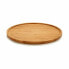 поднос для закусок Круглая Коричневый Бамбук 30 x 1,5 x 30 cm (12 штук)