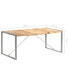 Dining Table 70.9"x35.4"x29.5" Solid Rough Mango Wood