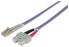 Фото #2 товара Intellinet Fiber Optic Patch Cable - OM4 - LC/SC - 2m - Violet - Duplex - Multimode - 50/125 µm - LSZH - Fibre - Lifetime Warranty - Polybag - 2 m - OM4 - LC - SC