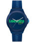 ფოტო #1 პროდუქტის Unisex Neocroc Quartz Blue Silicone Strap Watch 42mm