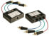 System przekazu sygnału AV Lindy Przedłużacz, konwerter Component 3 x RCA + Coaxial 1 x RCA - RJ-45 (32525)