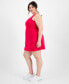 Фото #2 товара Plus Size Solid Performance Dress, Created for Macy's