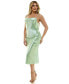 Фото #2 товара Платье с жаккардовым принтом Bebe Леопардное Шелковое наискосок