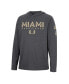 Фото #3 товара Men's Charcoal Miami Hurricanes Team OHT Military-Inspired Appreciation Hoodie Long Sleeve T-shirt