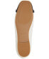 ფოტო #5 პროდუქტის Women's Leanne Quilted Hardware Slip-On Ballerina Flats