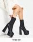 Фото #2 товара RAID Wide Fit Gabriel platform ankle boots in black