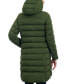 Фото #2 товара Women's Hooded Faux-Leather-Trim Puffer Coat, Created for Macy's