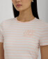 Petite Striped Short-Sleeve Tee