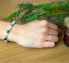Beaded bracelet made of rosewood, amazonite and labradorite MINK10 / 17