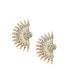 ფოტო #1 პროდუქტის Women's Gold Embellished Rays Drop Earrings