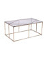 Фото #1 товара Imogen Contemporary Glass Top Cocktail Table