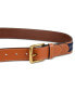 Men's Tri-Color Ribbon Inlay Leather Belt
