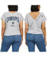 ფოტო #2 პროდუქტის Women's Heather Gray Dallas Cowboys Reversible T-Shirt