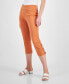 Фото #4 товара Women's Side Lace-Up Capri Pants, Created for Macy's