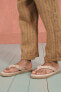 Фото #2 товара Leather toe-post sandals - limited edition