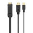 Фото #1 товара Кабель DisplayPort Mini на HDMI Aisens A122-0641 Чёрный 1,8 m