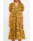 Фото #1 товара Women's Animal Print Midi Dress