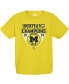 ფოტო #3 პროდუქტის Big Boys Maize Michigan Wolverines College Football Playoff 2023 National Champions Draft Pick Undefeated T-shirt