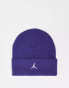 Jordan logo beanie in purple