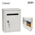 почтовый ящик EDM Linear 26 x 20 x 7,5 cm Сталь Белый