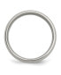 ფოტო #2 პროდუქტის Titanium Polished with 14k Gold Inlay Wedding Band Ring