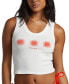 Juniors' On Repeat Tank Top Salt Crystal 1, S - фото #3