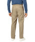 Men's Signature Relaxed Fit Iron Free Pants with Stain Defender