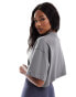 Фото #2 товара ASOS 4505 Icon boxy heavyweight cropped t-shirt with quick dry in grey