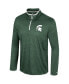 ფოტო #3 პროდუქტის Men's Green Michigan State Spartans Wright Quarter-Zip Windshirt