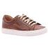 Фото #4 товара Crevo Percy Lace Up Mens Brown Sneakers Casual Shoes CV1883-225