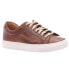 Фото #2 товара Crevo Percy Lace Up Mens Brown Sneakers Casual Shoes CV1883-225