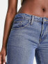 Missyempire low rise split leg jeans in blue