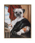 Фото #1 товара Pet Portrait Captain's Guard Pug Framed Canvas Wall Art