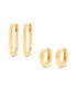 ფოტო #1 პროდუქტის "14k Gold" Abigale Earring Set, 4 Piece