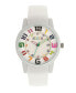 Фото #1 товара Часы Crayo Festival White Silicone Watch 41mm