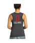 ფოტო #4 პროდუქტის Women's Threads Damian Lillard Black Portland Trail Blazers Name and Number Tri-Blend Tank Top