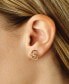 ფოტო #2 პროდუქტის Diamond Accent Love Knot Earrings in 14K Yellow Gold