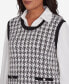 ფოტო #5 პროდუქტის Runway Ready Women's Houndstooth Two in One Vest