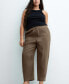 Фото #12 товара Women's 100% Linen Jogger Trousers