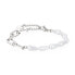 Charming steel bracelet with pearls VWSB001S