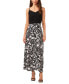 Фото #3 товара Women's A-Line Floral Print Maxi Skirt
