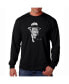 Men's Word Art Long Sleeve T-Shirt- Al Capone - Original Gangster Черный, L - фото #1