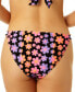 Фото #2 товара Juniors' Foil Print Ruffle-Trim Hipster Bikini Bottoms, Created for Macy's