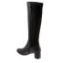Фото #5 товара Trotters Kirby T2061-011 Womens Black Leather Zipper Knee High Boots
