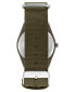 Women's Three-Hand Quartz Olive Green Oceanwork Plastic Bracelet Watch, 38.5mm