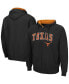 Фото #1 товара Men's Black Texas Longhorns Arch & Team Logo 3.0 Full-Zip Hoodie