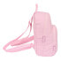 Casual Backpack Benetton Pink Pink 13 L