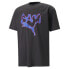 Фото #1 товара Puma P.A.M. X Graphic Crew Neck Short Sleeve T-Shirt Mens Black Casual Tops 5388